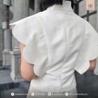 เสื้อ นครพนม ผ้าไทย สีขาวครีม