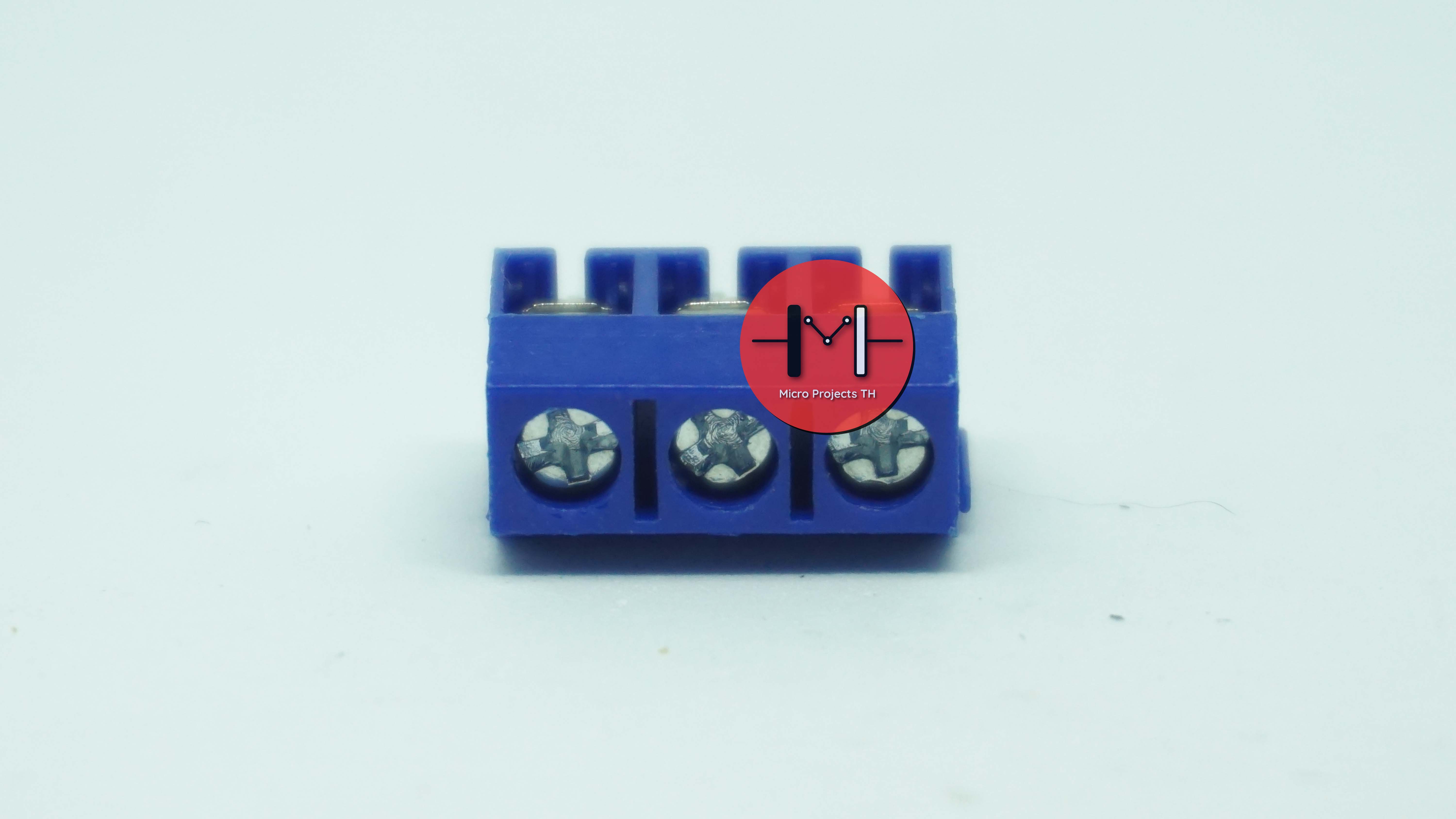 Screw Terminal Block KF301-3P สีน้ำเงิน Connector 5mm 16A 300V