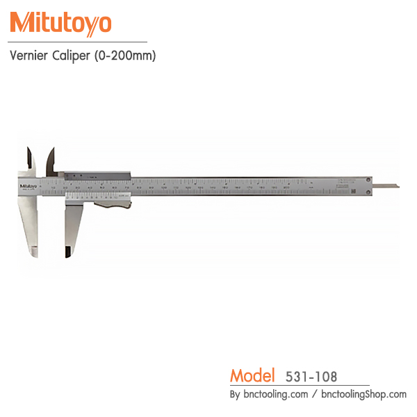 Mitutoyo,Vernier Caliper (0-200mm),531-108