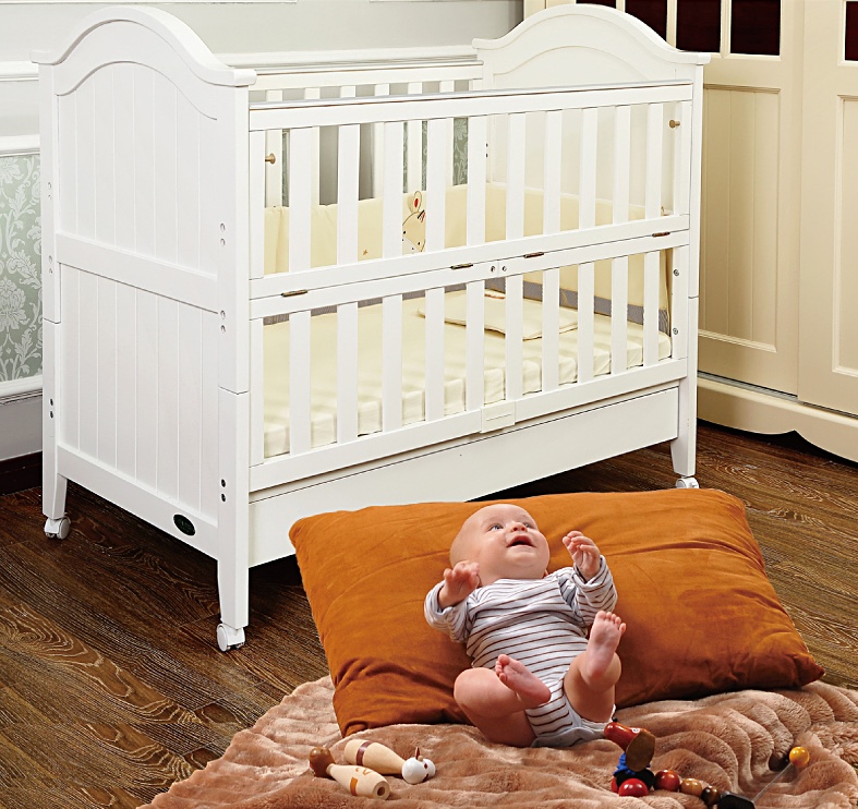 เตียงไม้สีขาว พรีเมี่ยมเกรด ปรับเป็นโต๊ะได้ มีลิ้นขักเก็บของ TP21048 (WD6)