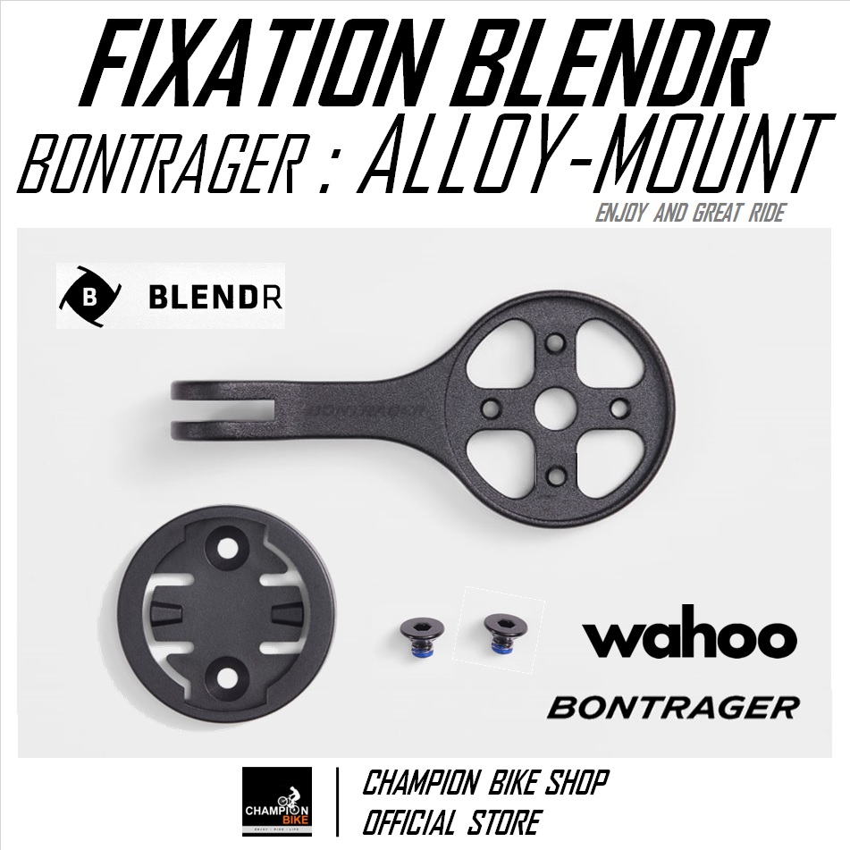 ขาจับไมล์WAHOO BONTRAGER : PRO BLENDR ALLOY WAHOO COMPUTER MOUNT