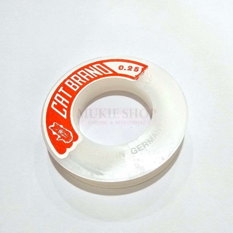 Mukie shop DIY เอ็นใส เอ็นร้อยลูกปัด เอ็นไม่ยืด ตราแมว ตราระฆัง มุกี้ ช้อป