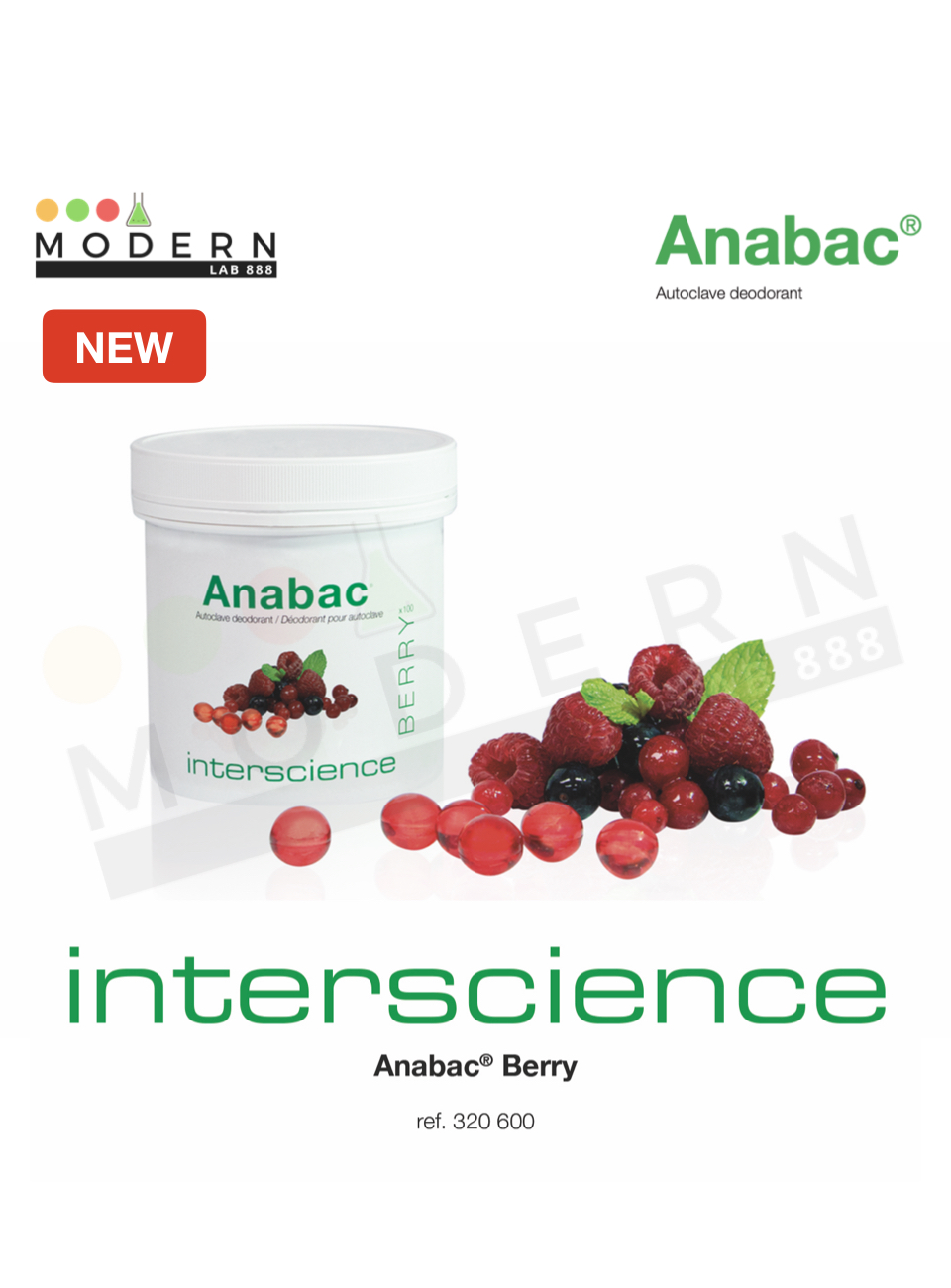 Anabac® Autoclave deodorant เม็ดดับกลิ่นสำหรับหม้อนึ่งฆ่าเชื้อ