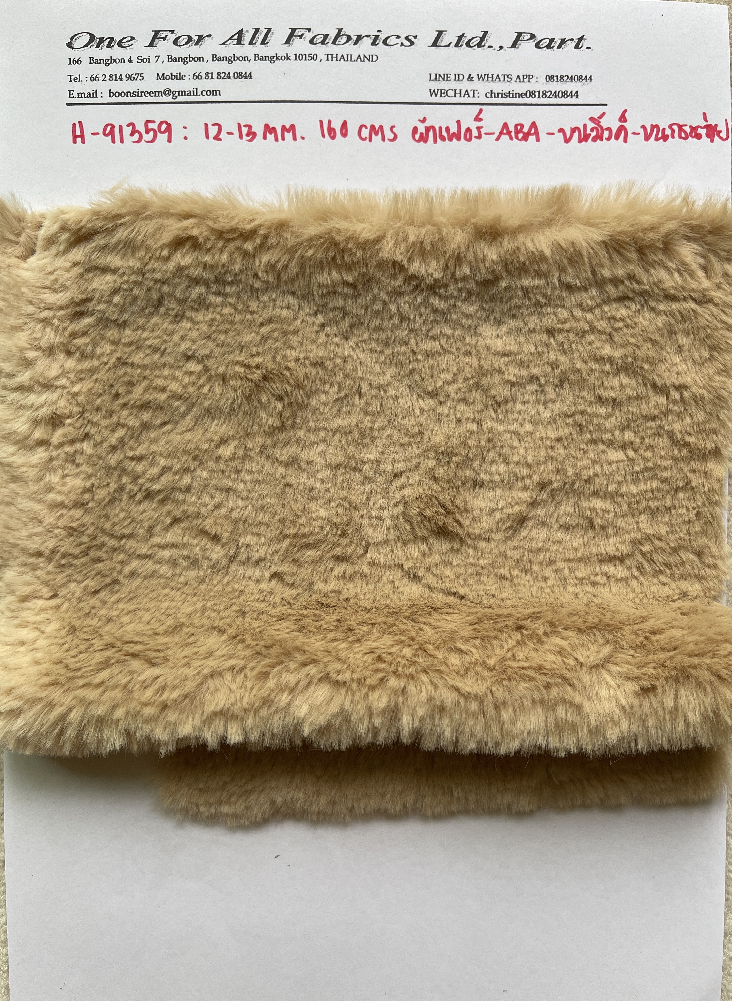 ผ้าขน ผ้าขนมิ้งค์ 13 มม ผ้าABA ผ้าเฟอร์ขนยาว Fur ผ้าขนสัตว์ ผ้าขนยาวนุ่ม ผ้าขนฟรุ้งฟริ้ง ผ้าทำตุ๊กตาหมีน่ารัก ผ้าทำหมอน ผ้าขนทำเสื้อหนาว หน้า 62"