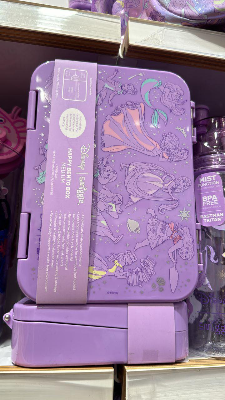 กล่องข้าว Smiggle happy bento box -Princess - เล็ก