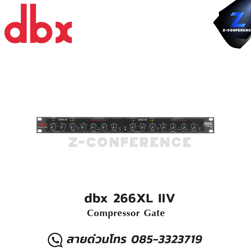 dbx 266XL IIV Compressor Gate digital signal processor , เครื่องปรับแต่งสัญญาณเสียง , อุปกรณ์ปรับแต่งสัญญานเสียง