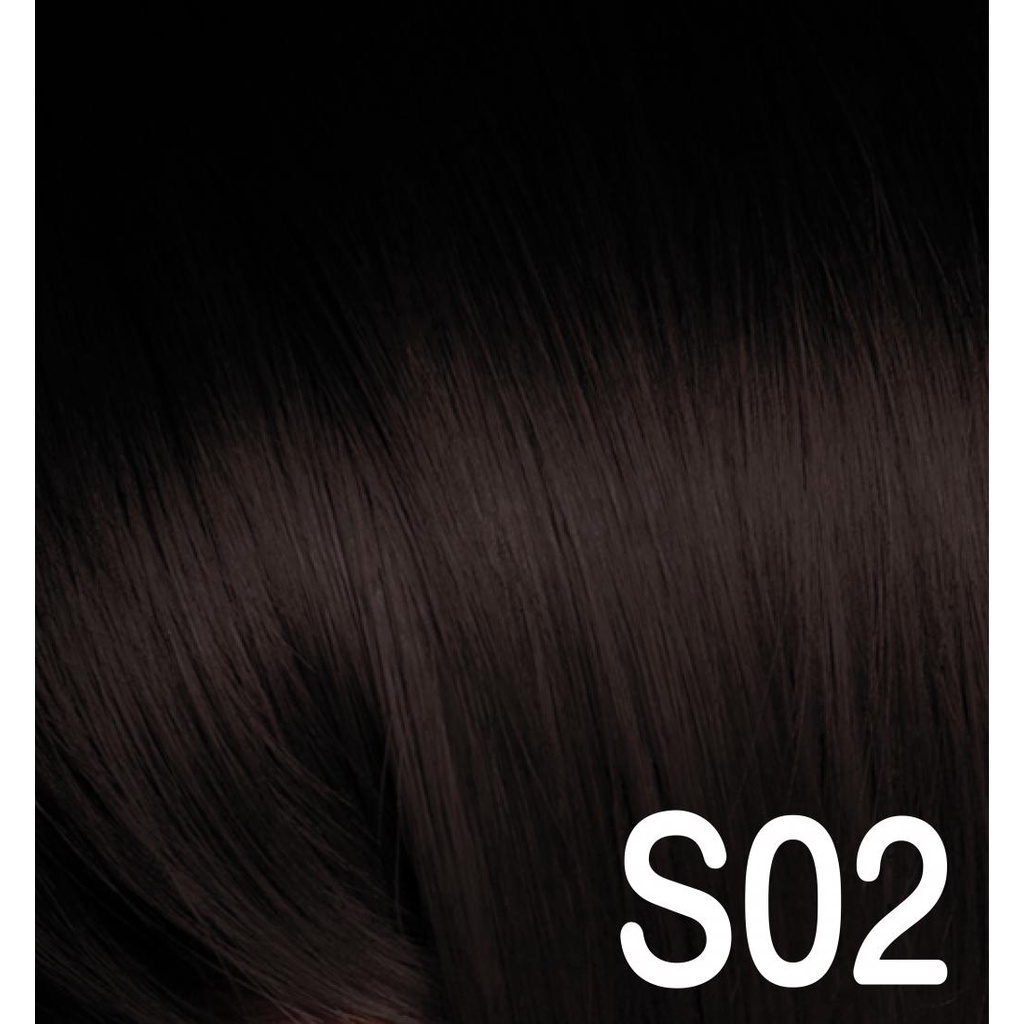 DIPSO HAIR COLOR #S02 Dark Brown ยาย้อมผม ติ๊พโซ่ แฮร์ คัลเลอร์ สี S02 สีน้ำตาลเข้ม ขนาด 110 กรัม