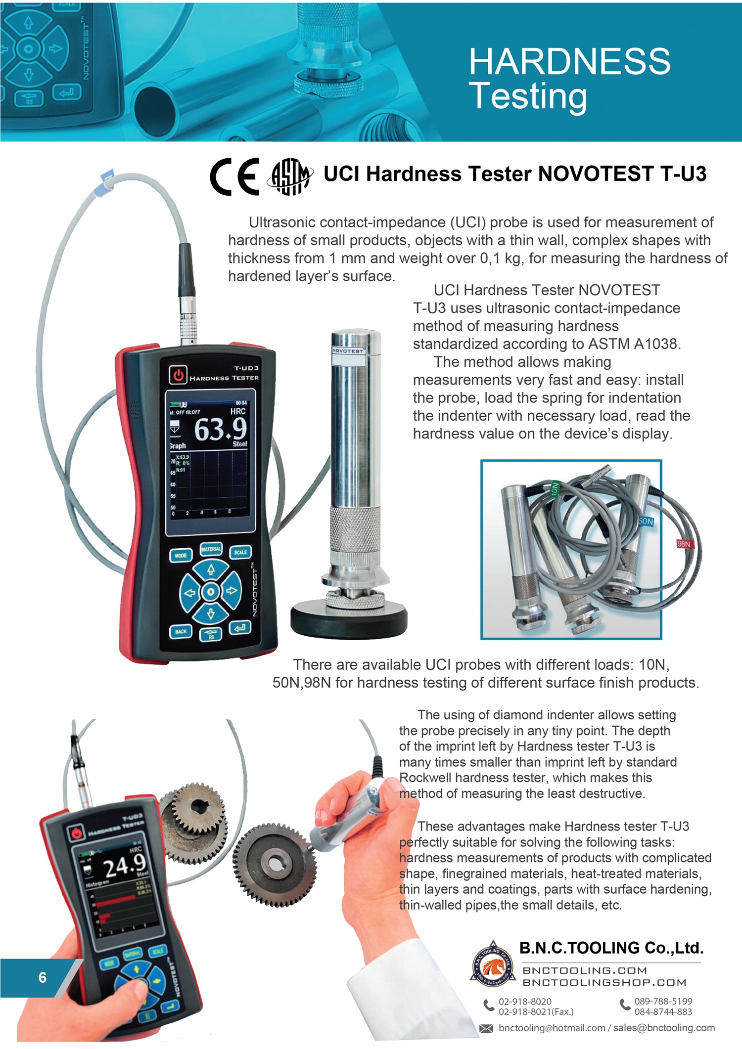 NOVOTEST,UCI Hardness Tester NOVOTEST,T-U3