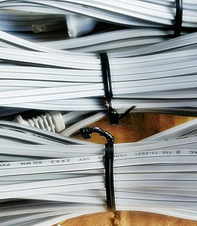 ลวดเคลือบพลาสติก ลวดพลาสติก ลวดมัดปากถุง ลวดมัดสายไฟ ลวดมัดสินค้า ลวดหุ้มพลาสติก 10 CM SW10CM-001