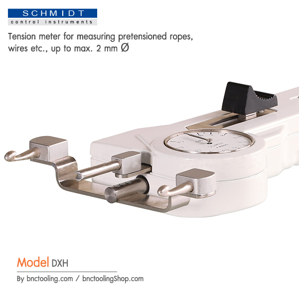SCHMIDT,Tension meter for measuring pretensioned ropes wires etc.,up to max.2mmØ,DXH