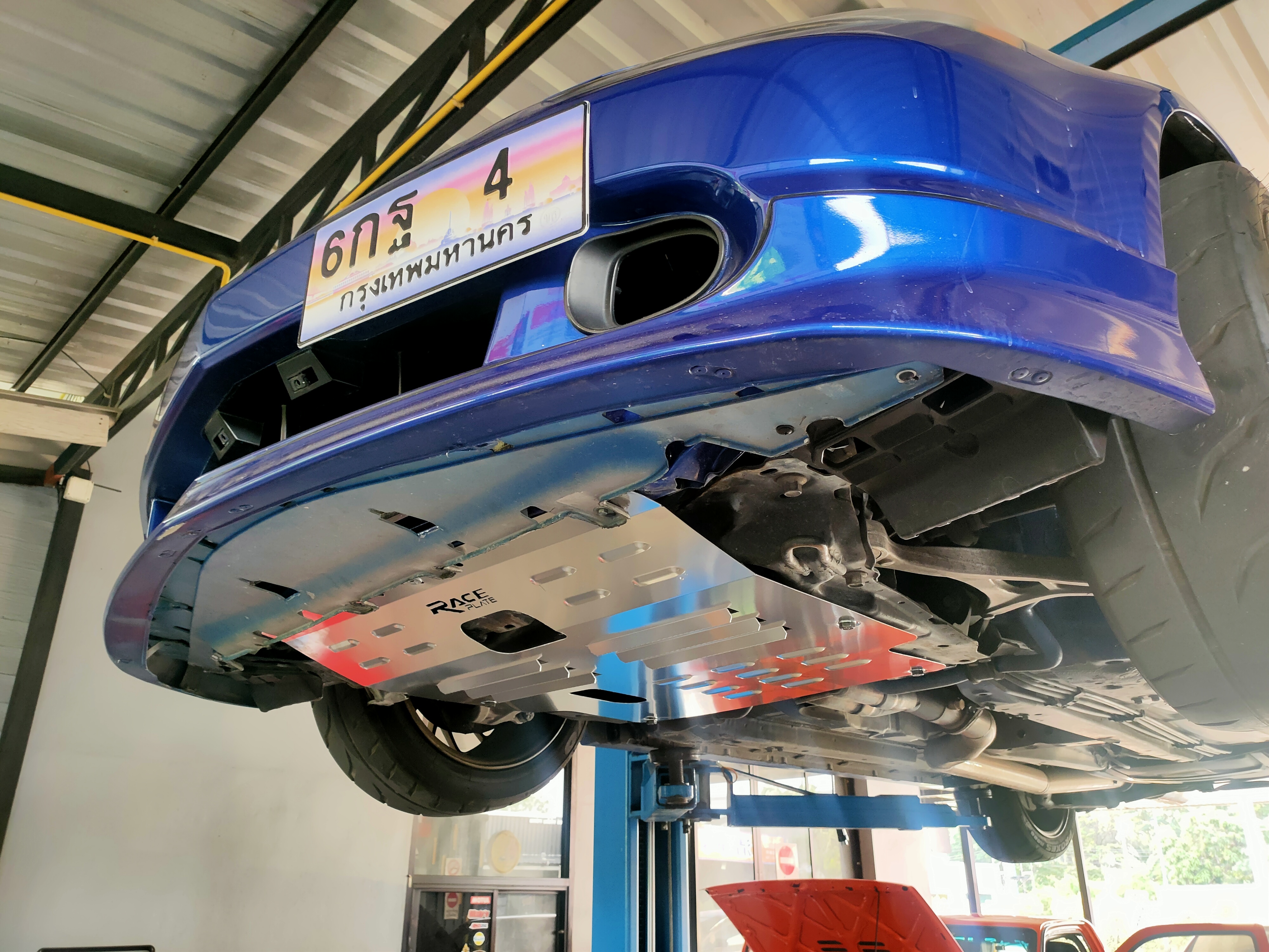 แผ่นปิดใต้ห้องเครื่องอลูมิเนียม Honda DC5 Raceplate_Undertray