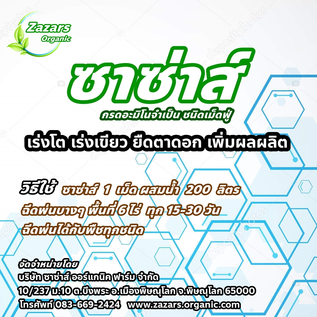 ซาซ่าส์ อะมิโนเข้มข้น ชนิดเม็ดฟู่