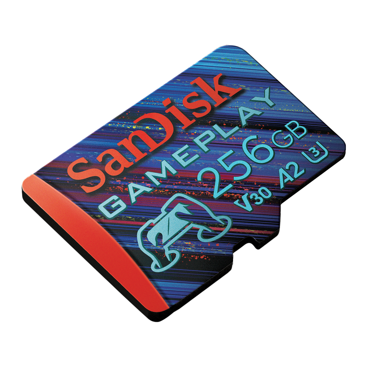SanDisk GamePlay microSD Card 256TB for Mobile and Handheld Console Gaming Mobile Gaming ,Nintendo (SDSQXAV-256G-GN6XN) ประกัน Synnex ตลอดอายุการใช้งาน