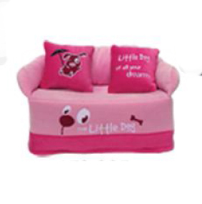 ที่หุ้มกล่องทิชชู่โซฟา Little Dog (ชมพู)