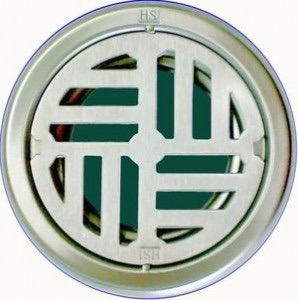 ตะแกรงน้ำทิ้ง (HSJ STAINLESS STEEL AREA DRAIN) แบบกรอบกลม ขนาด 2 นิ้ว