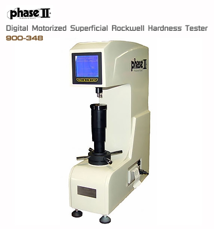 Phase II,Digital Motorized Superficial Rockwell Hardness Tester,900-348