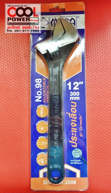 ประแจเลื่อน 12" META