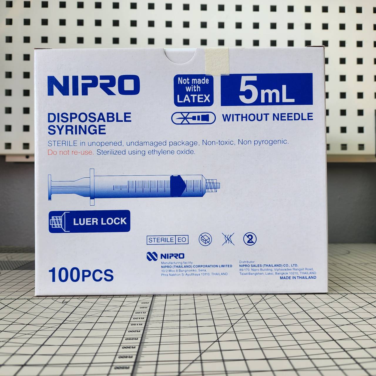 ไซริ้งพลาสติก (NIPRO) 5 ซีซี. หัวล๊อก