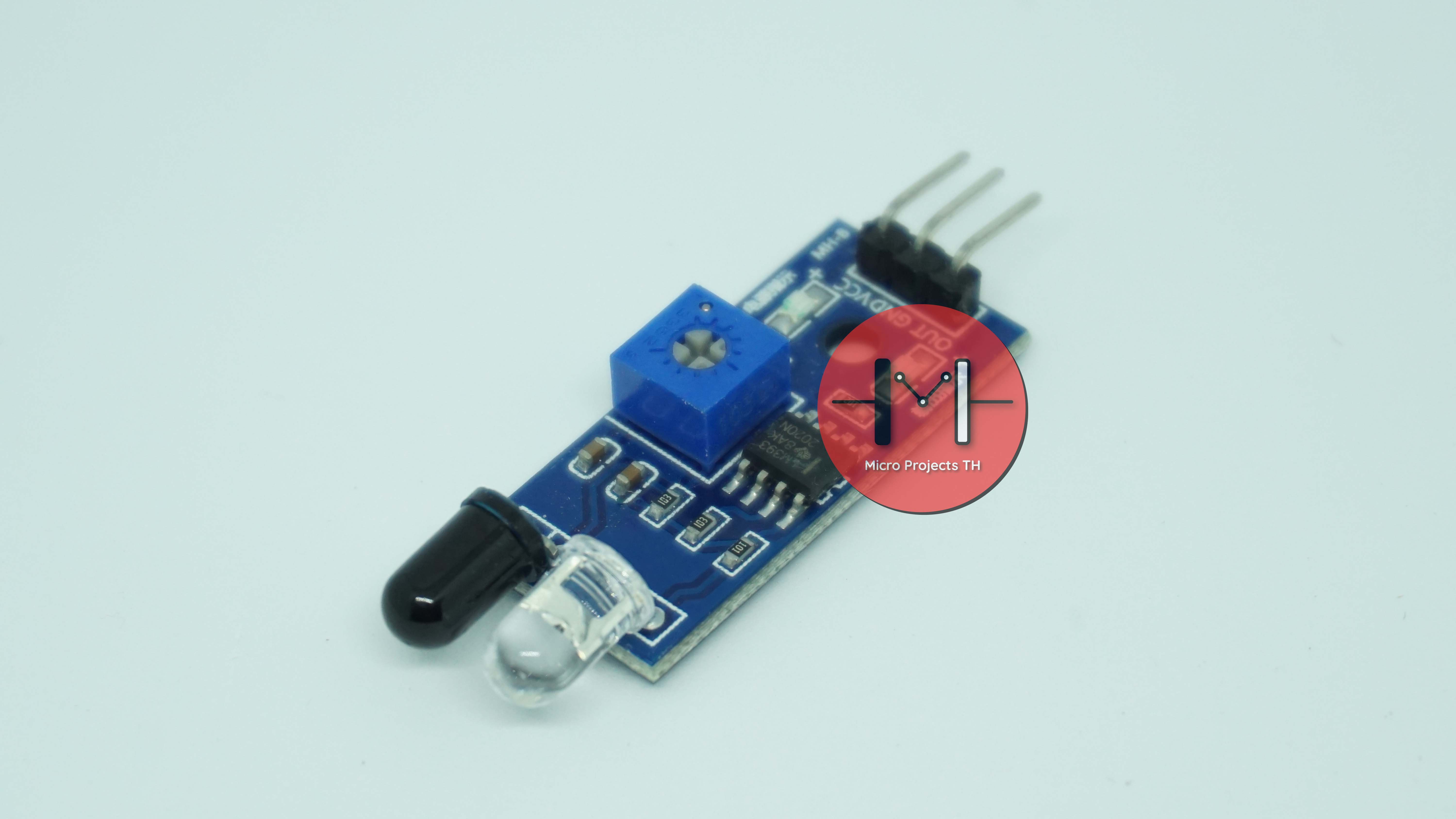 โมดูลตรวจจับสิ่งกีดขวางแบบอินฟาเรด IR Infrared photoelectric Sensor Module