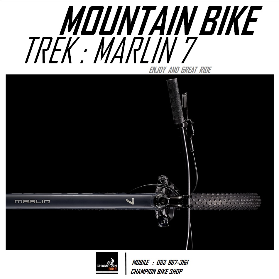 จักรยานเสือภูเขา TREK MARLIN 7 DISC MOUNTAIN BIKE - 2022 สีน้ำเงินเข้มด้าน-เงิน