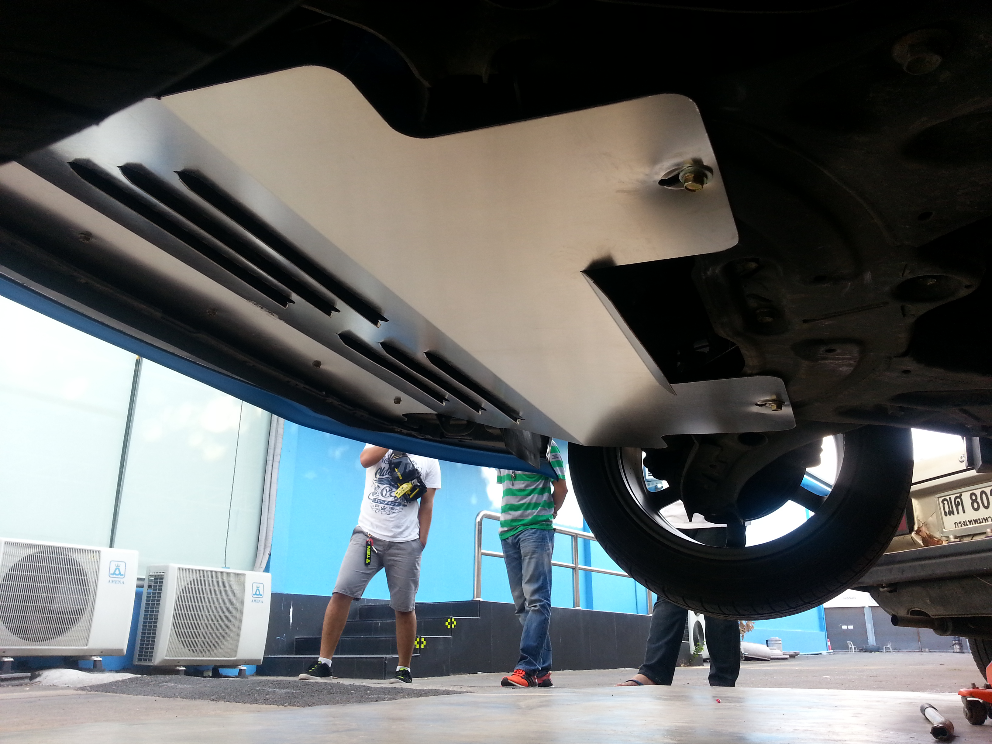 แผ่นปิดใต้ห้องเครื่องอลูมิเนียม Suzuki Swift ZC Raceplate_Undertray