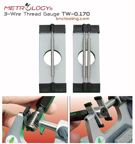 METROLOGY,3-Wire Thread Gauge,TW-0.170