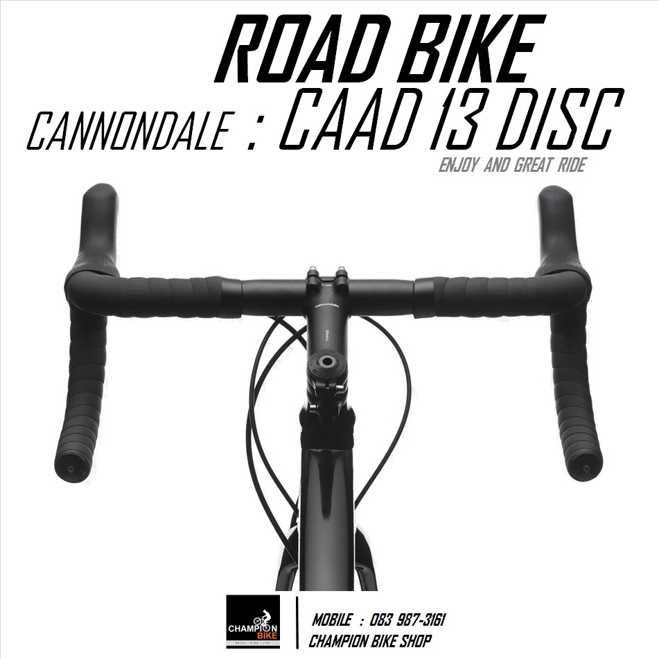 จักรยานเสือหมอบแคนนอนเดล CANNONDALE : CAAD 13 DISC - 2021 ROAD BIKE สีดำ-เงิน
