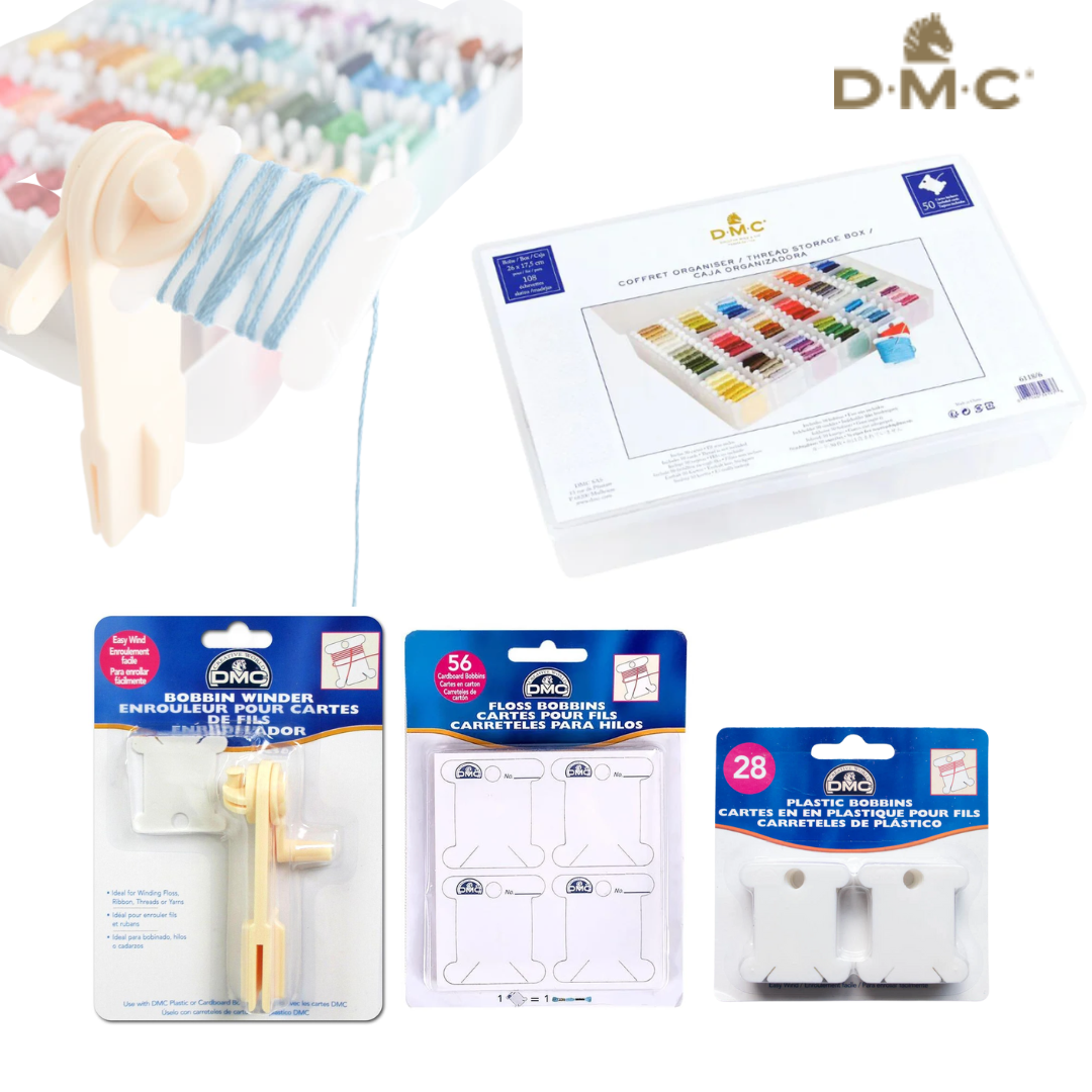 DMC storage box กล่องเก็บไหม (แกนพันไหม เลือกเพิ่มได้ link เดียวกัน)
