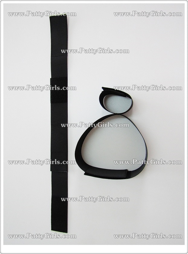 A036 สายมัดพันธนาการร่างกาย สายไนลอนปลายสายเย็บติดแถบเวลโคร(ตีนตุ๊กแก) รุ่นราคาถูกเหมาะสำหรับมือใหม่ใช้งานเบื้องต้น รุ่นนี้ใช้รัดข้อมือเข้ากับต้นขาในท่านั่งค่ะ