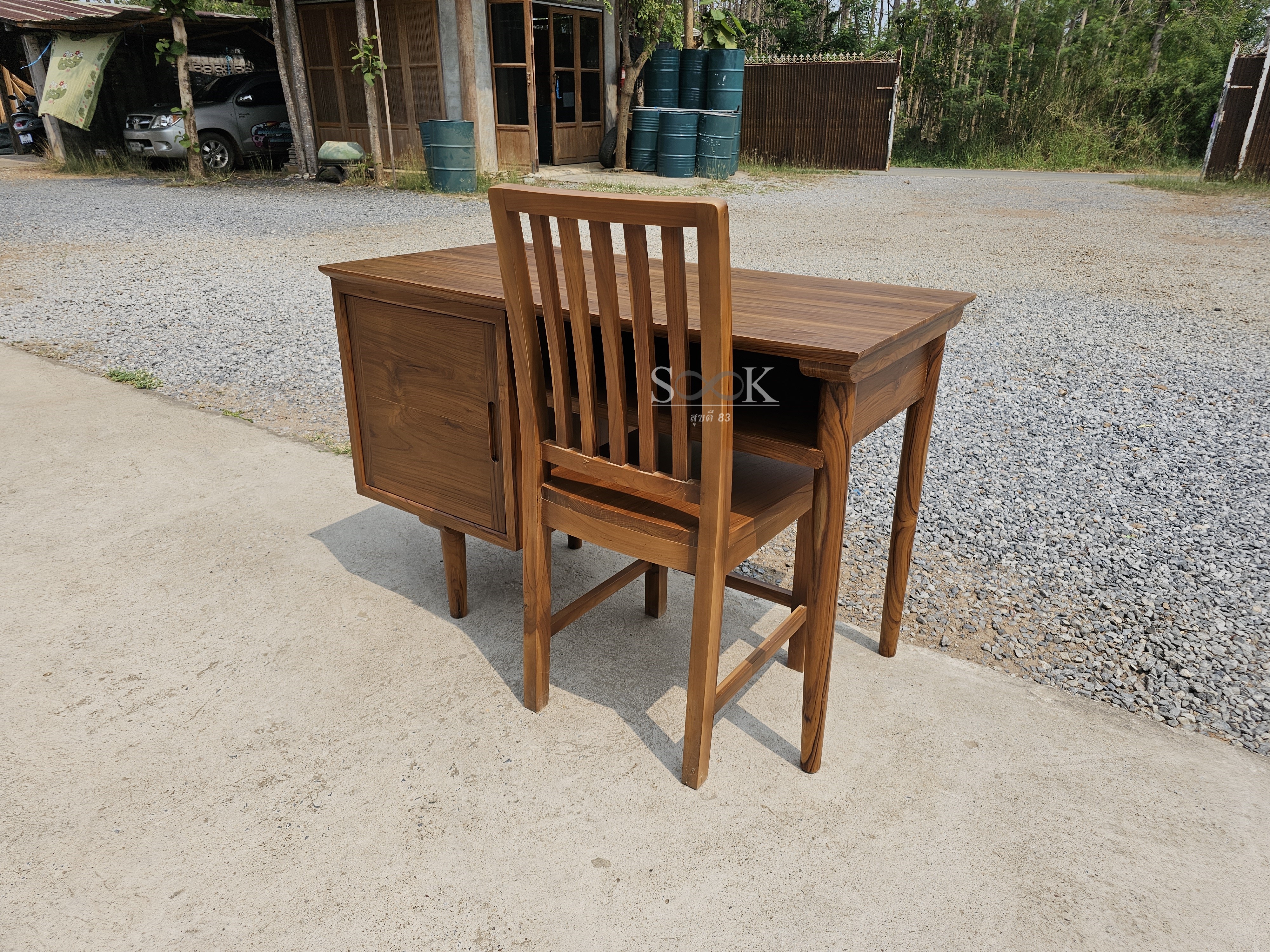 โต๊ะนักเรียนเขียนหนังสือ + เก้าอี้สวีเดน