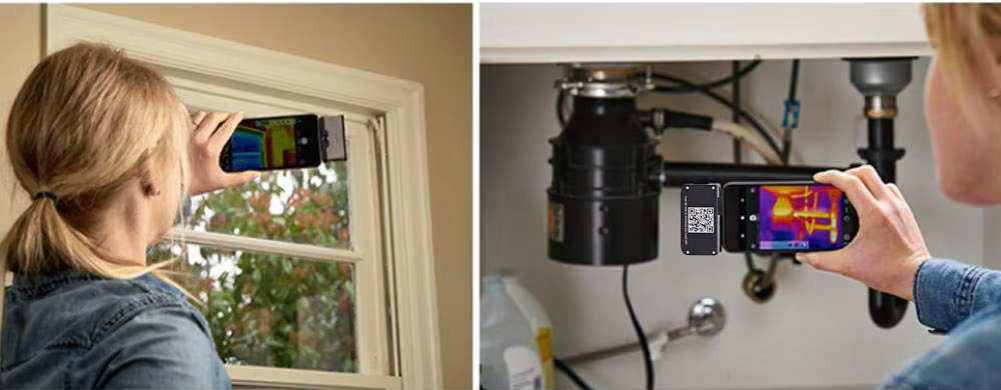 HTI, HT-301, IR Infrared Thermal Imager 384x288, Mobile Phone Thermal Imaging Camera, Thermometer Device for Android Phone Type C,กล้องถ่ายภาพความร้อน,