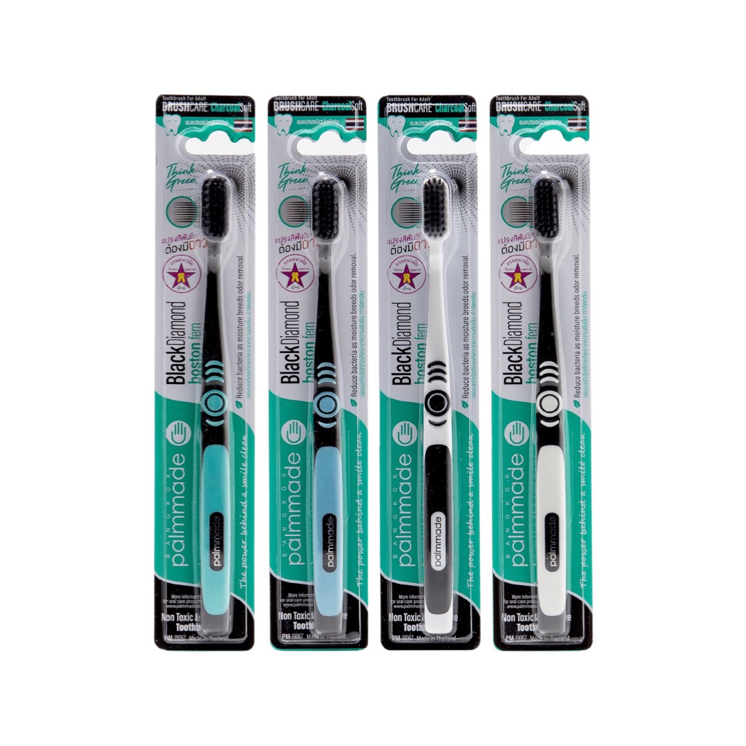 19067-แปรงสีฟัน แบล็ค ไดมอน เฟิร์น บอสตัน (12 ชิ้น)