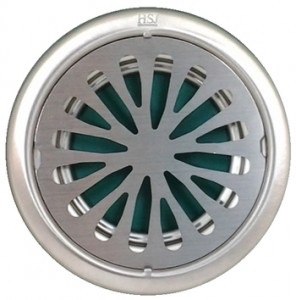 ตะแกรงน้ำทิ้ง (HSJ STAINLESS STEEL AREA DRAIN) แบบกรอบกลม ขนาด 2 นิ้ว