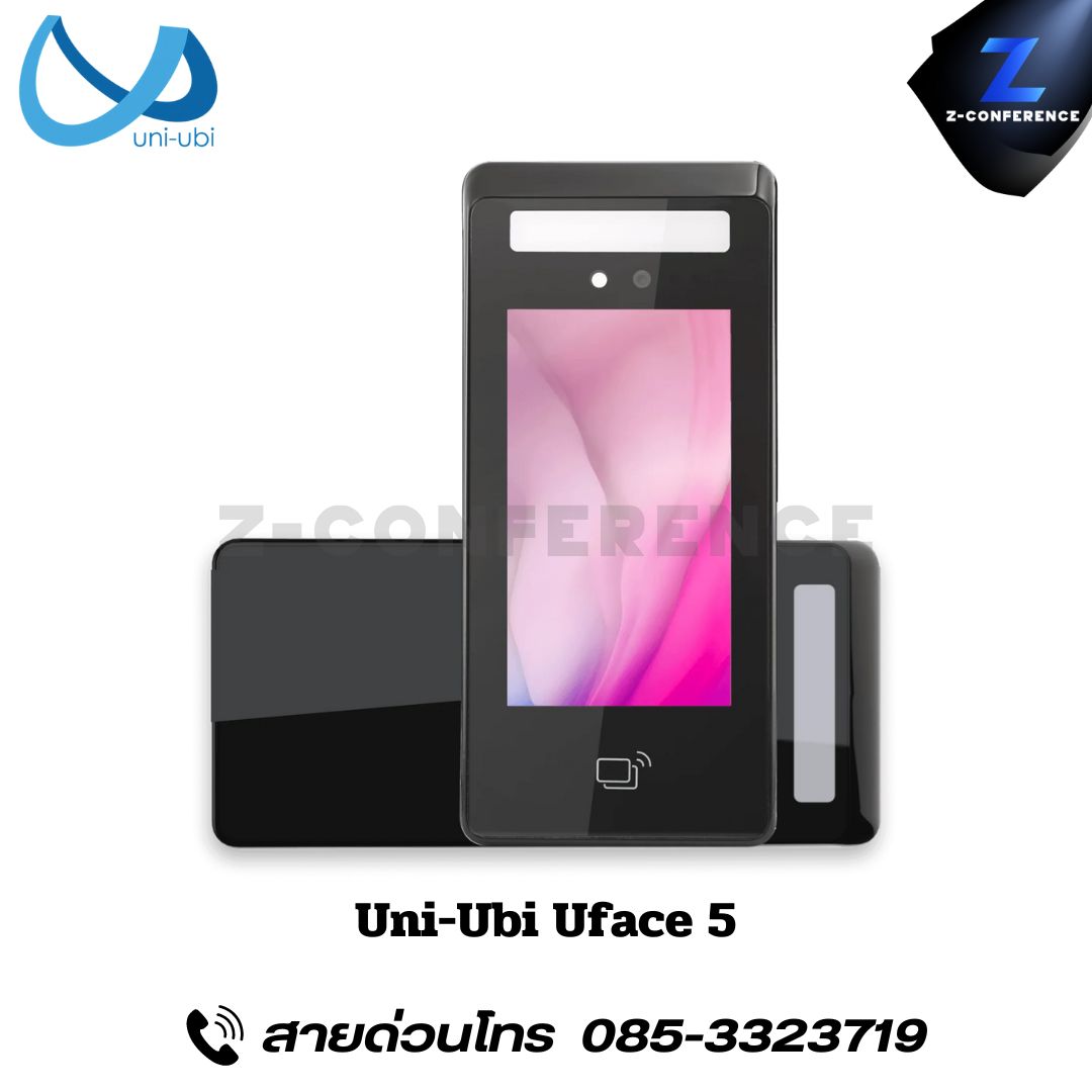 UNI-UBI Uface 5 biometric face recognition terminal digital door lock , ประตูสแกนนิ้ว , ดิจิตอลล็อค , สแกนนิ้ว , สแกนหน้า
