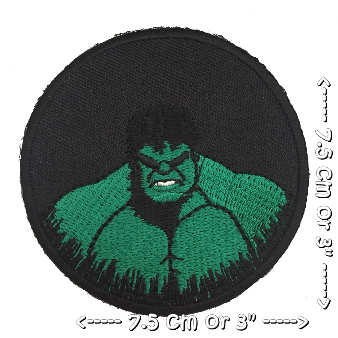 The Hulk ตัวรีดติดเสื้อ อาร์มรีด อาร์มปัก ตกแต่งเสื้อผ้า หมวก กระเป๋า แจ๊คเก็ตยีนส์ Movie Embroidered Iron on Patch