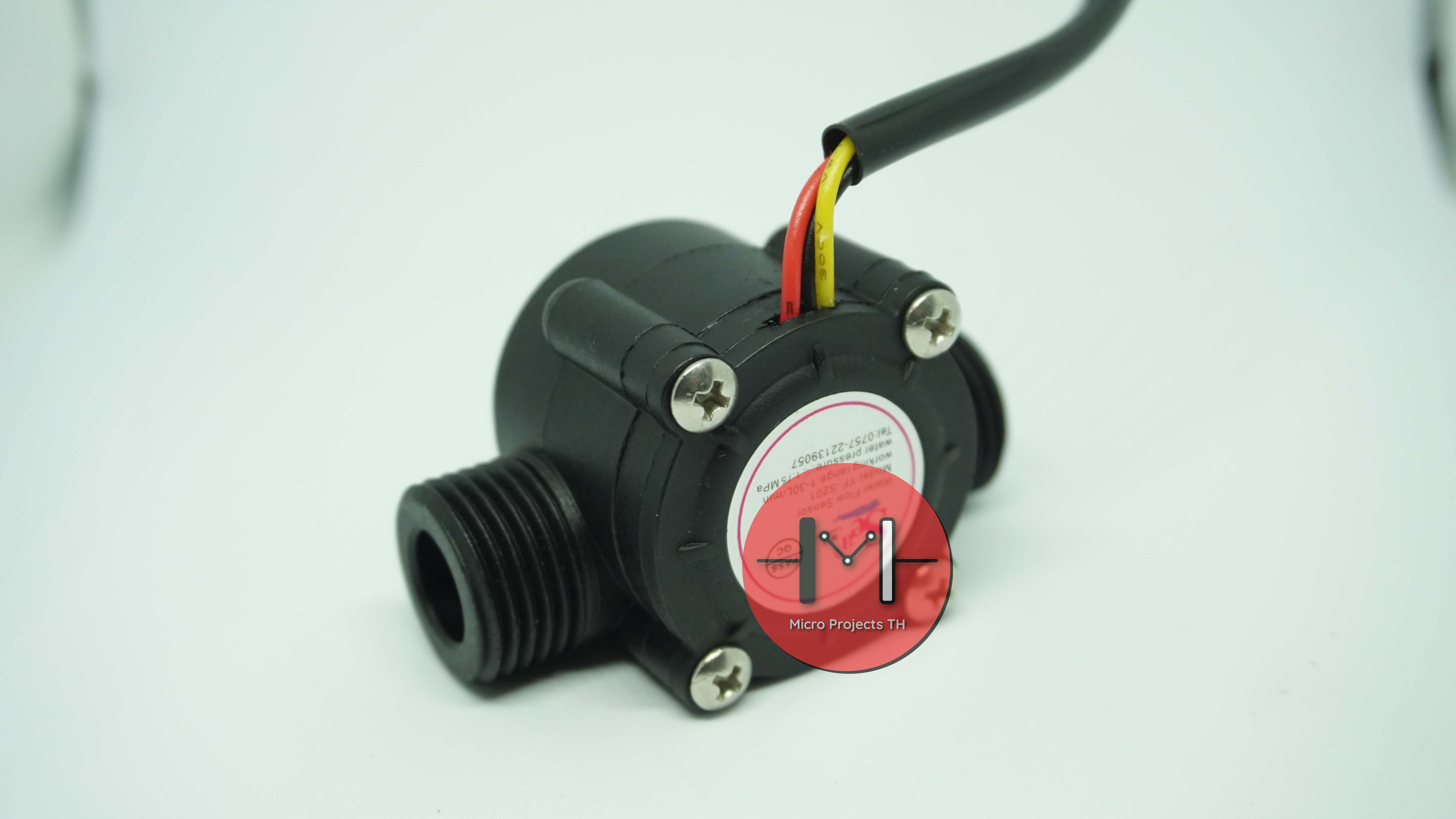 เซ็นเซอร์วัดอัตราการไหลของน้ำ(YF-S201) Water Flow Sensor 1-30L/min 2.0MPa 4 หุน