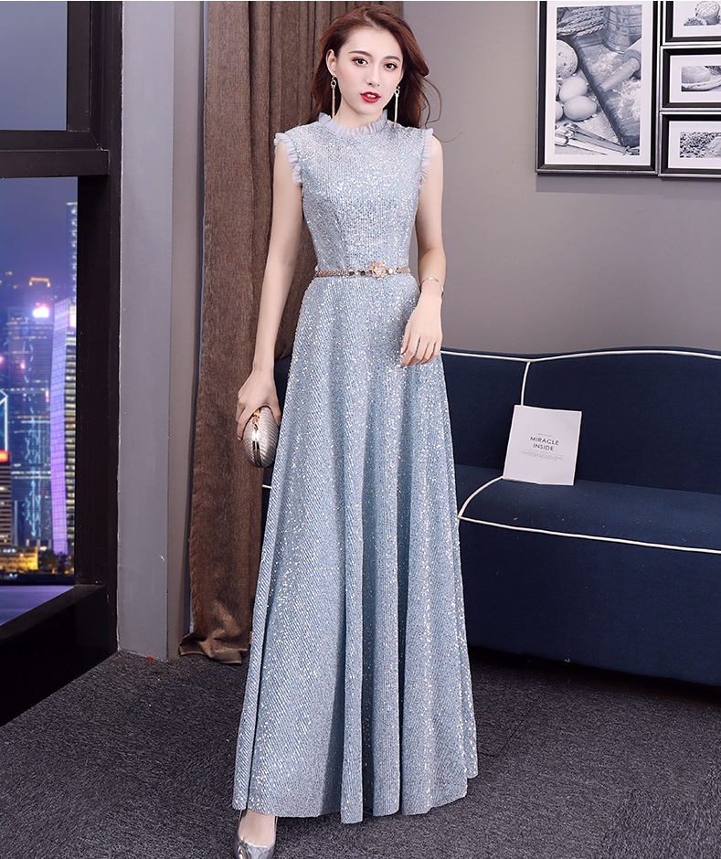 ชุดราตรีสีเปลือกมังคุด ชุดราตรียาวสีเปลือกมังคุดสุดหรู ผ้ากลิสเตอร์สะท้อนแสงไฟสวยมากๆ ส่งฟรี