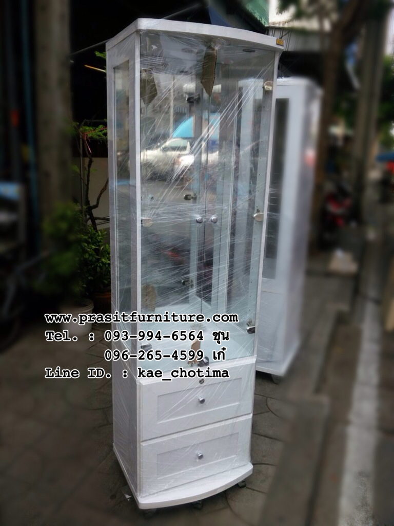 ตู้โชว์ดาวไลท์ ขนาด 60 ซม. 2 ลิ้นชัก รุ่น DL602B