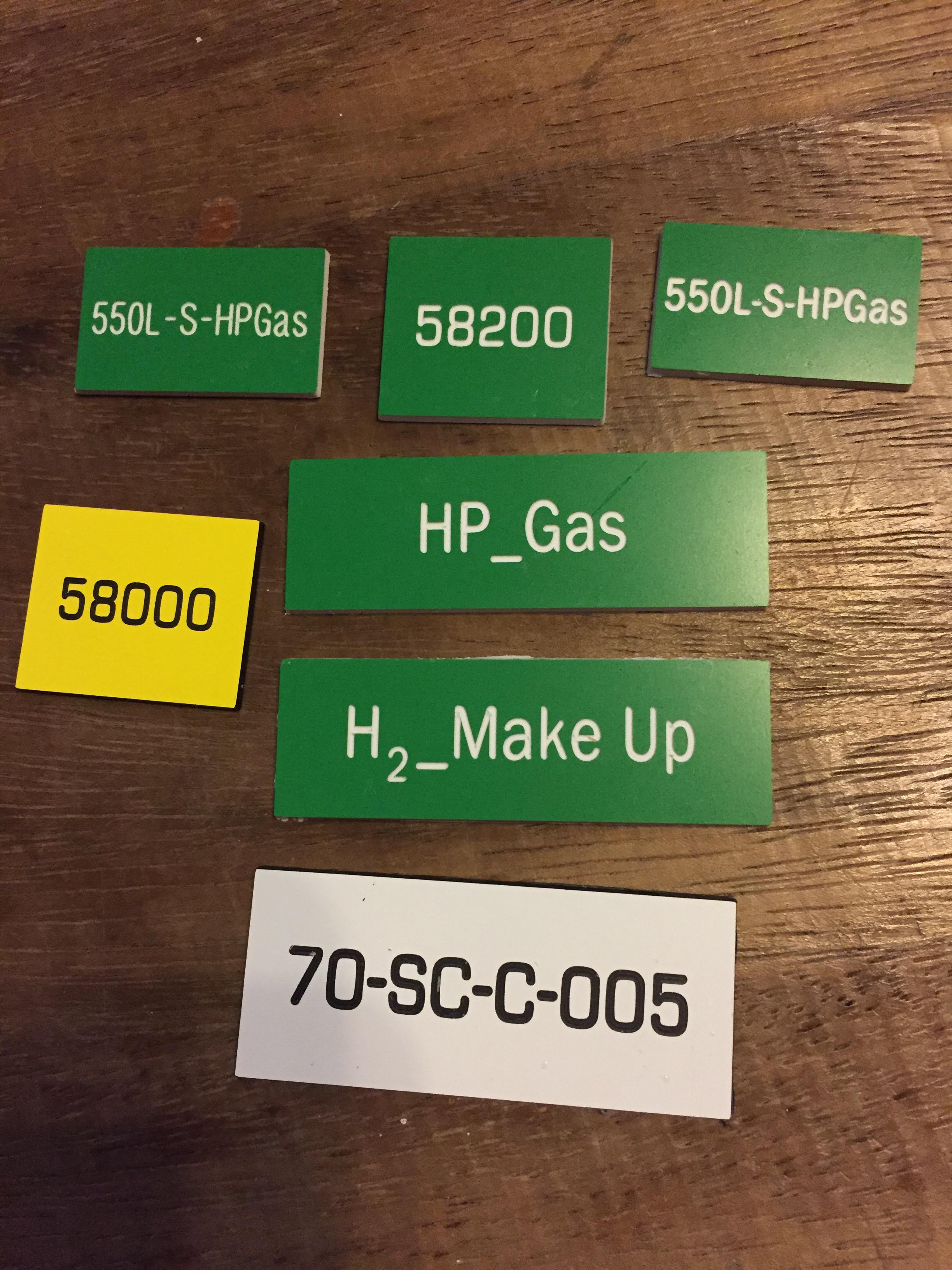 ป้ายชื่อ TAG แผน ROW MARK (โรมาค์ร) name plate CNC cutting machine, name plate maker machine