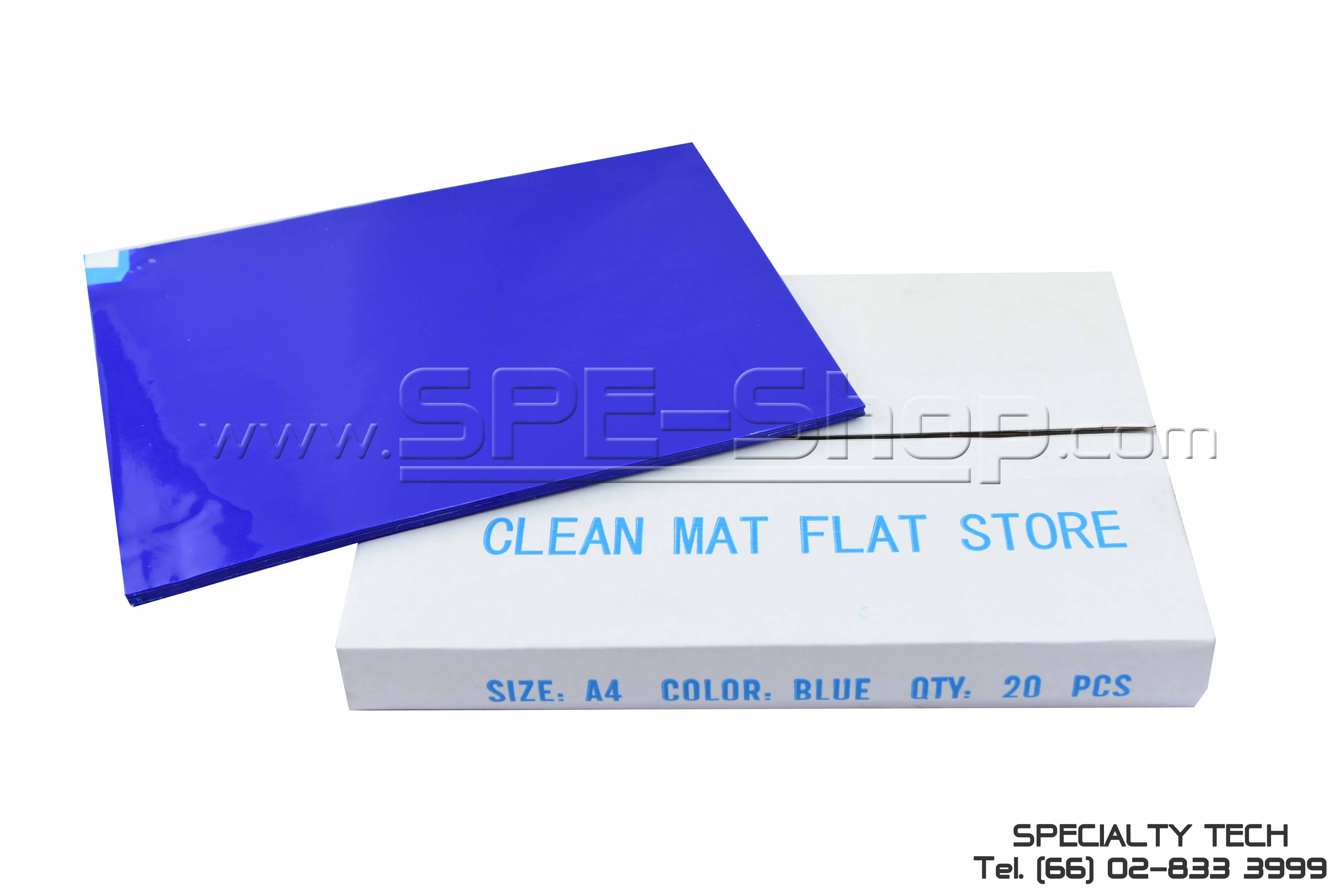 Sticky Mat Blue size A4 แผ่นดักจับฝุ่น Size A4