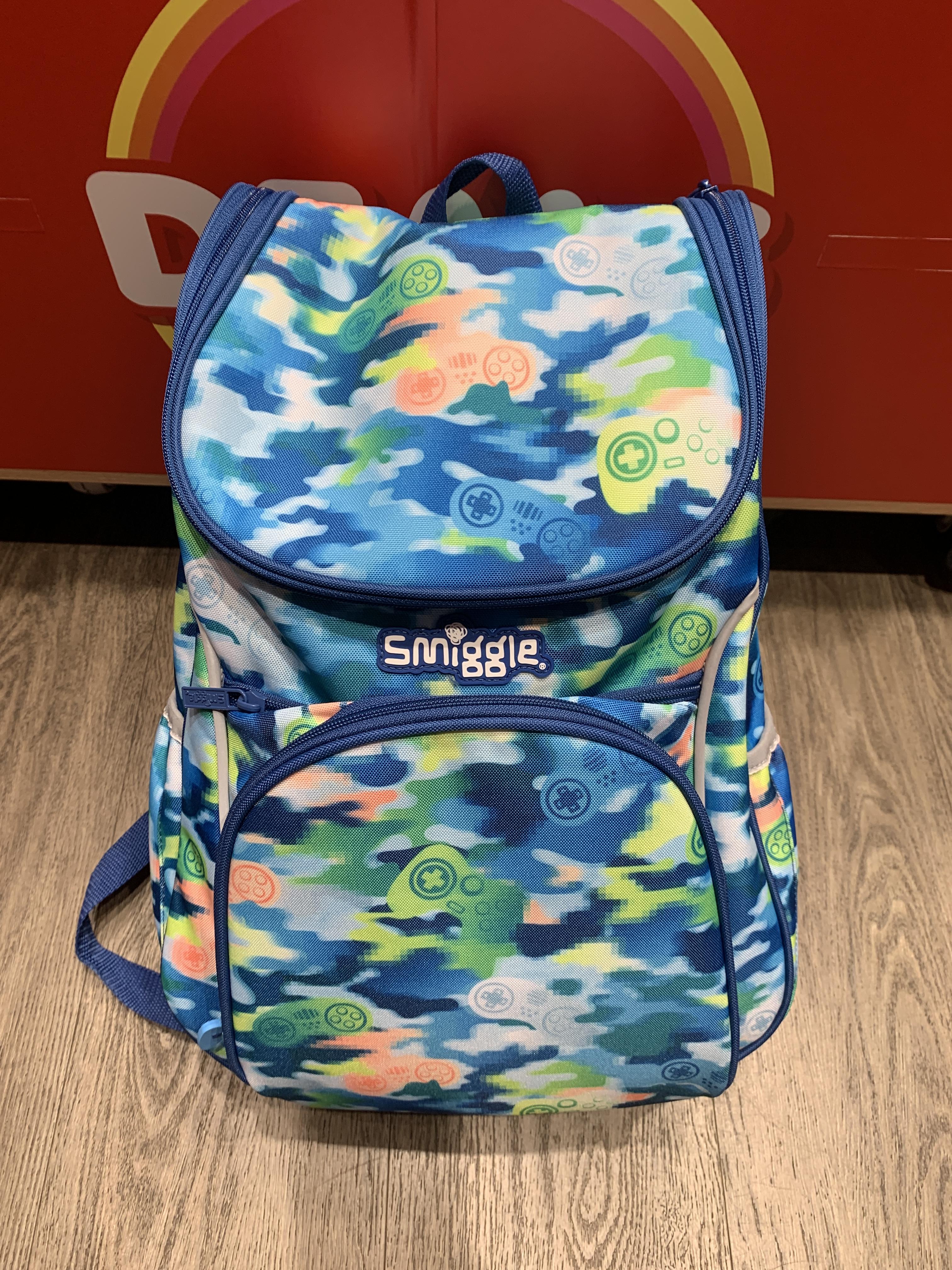 Smiggle-เป้-Reflective Access Backpack- Mirage- ฟ้า
