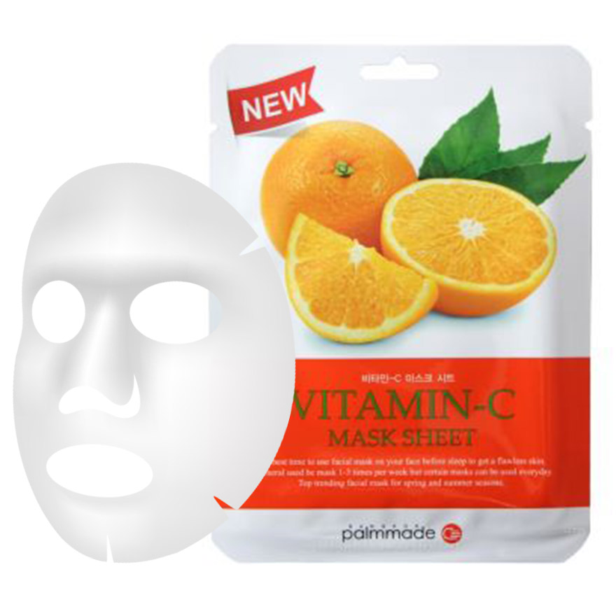 ปาล์มเมด วิตามิน ซี มาส์ก ชีท (12 ชิ้น) PALMMADE VITAMIN C MASK SHEET (12 pcs)