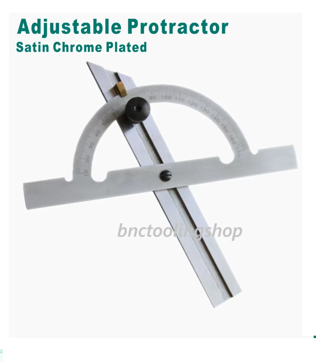 ใบวัดมุมแบบปรับได้,Protractor Adjustable, 100x150mm 150x300mm 200x400mm 250x500mm 300x600mm Stainless Steel,