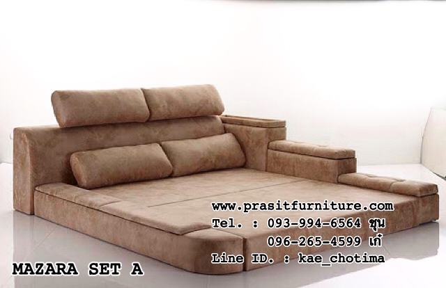 เตียง MAZARA SET A ฐานรองพร้อมหัวเตียง