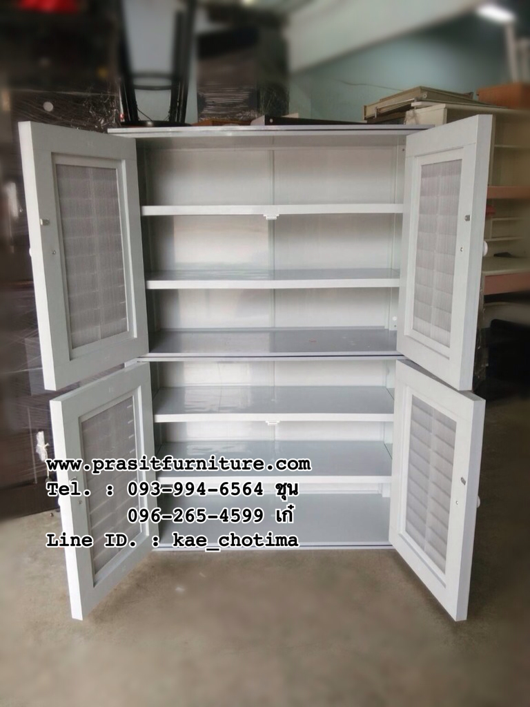 ตู้รองเท้าพลาสติก พีวีซี 2 ชั้น รุ่น D1