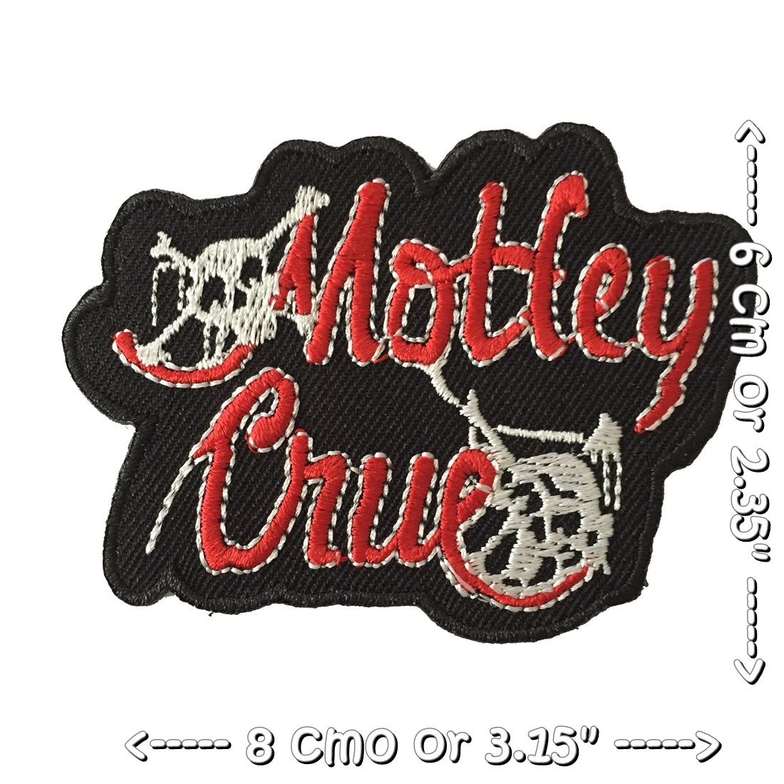 Motley Crue วงดนตรี ร็อค เฮฟวี่เมทัล พังค์ ตัวรีดแบบปัก อาร์มปัก ตัวรีดติดเสื้อ ตัวรีด ติดกระเป๋า ติดหมวก ติดแจ๊คเก็ต Rock Iron on Embroidered Patch
