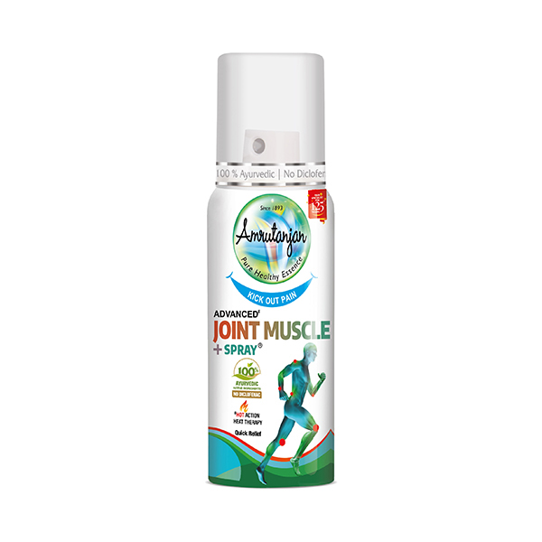 สเปรย์ ปวดข้อและกล้ามเนื้อ (Amrutanjan Joint Muscle Spray) ขนาด 30กรัม