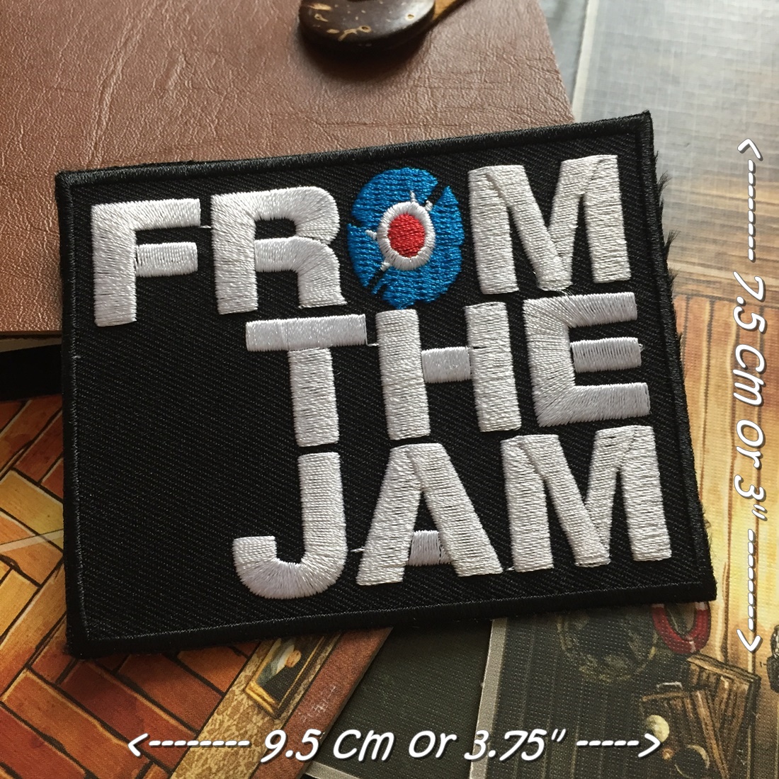 From The Jam วงดนตรี ร็อค เฮฟวี่เมทัล พังค์ ตัวรีดแบบปัก อาร์มปัก ตัวรีดติดเสื้อ ตัวรีด ติดกระเป๋า ติดหมวก ติดแจ๊คเก็ต Rock Iron on Embroidered Patch
