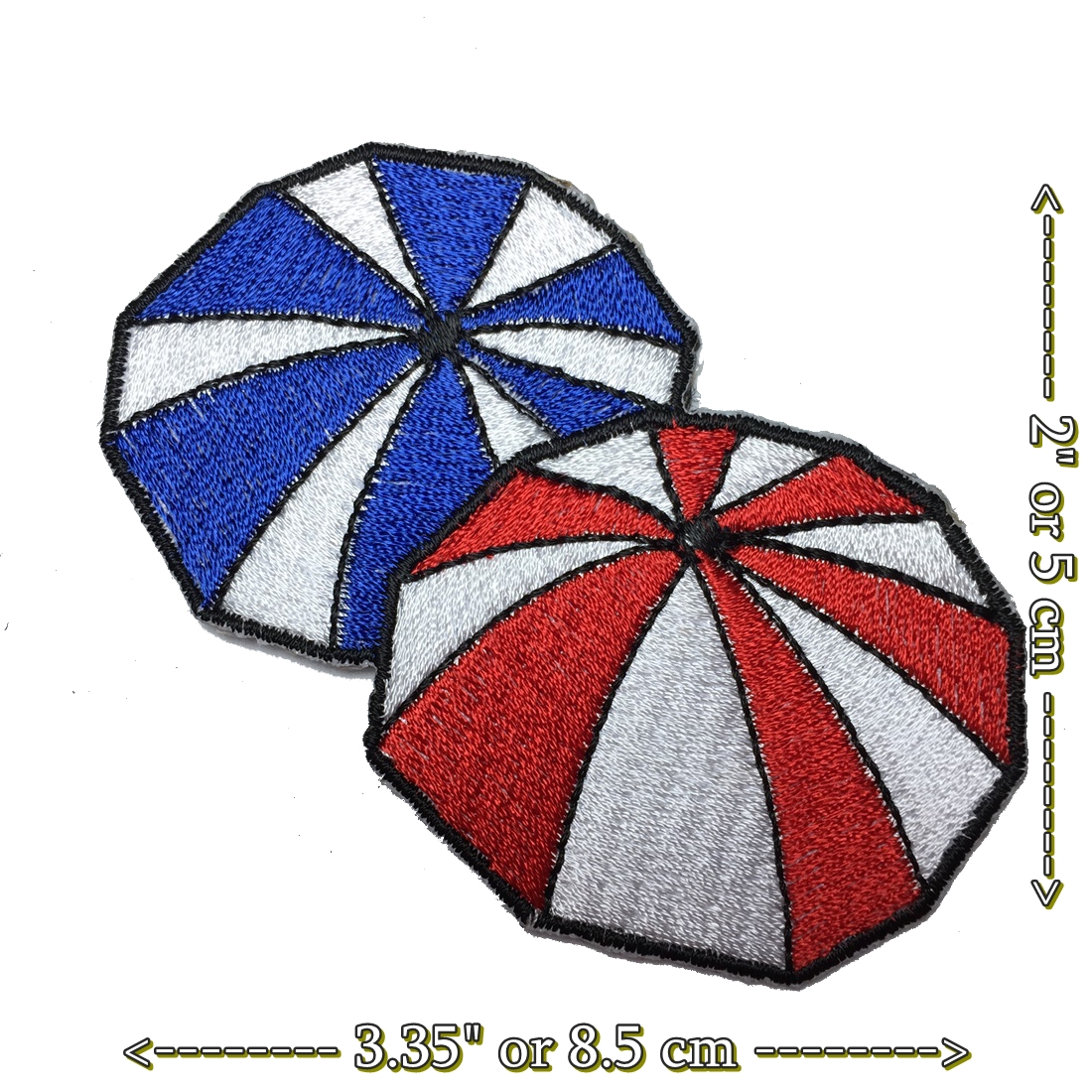 Umbrella Corp ตัวรีดติดเสื้อ อาร์มรีด อาร์มปัก ตกแต่งเสื้อผ้า หมวก กระเป๋า แจ๊คเก็ตยีนส์ Badge Embroidered Iron on Patch