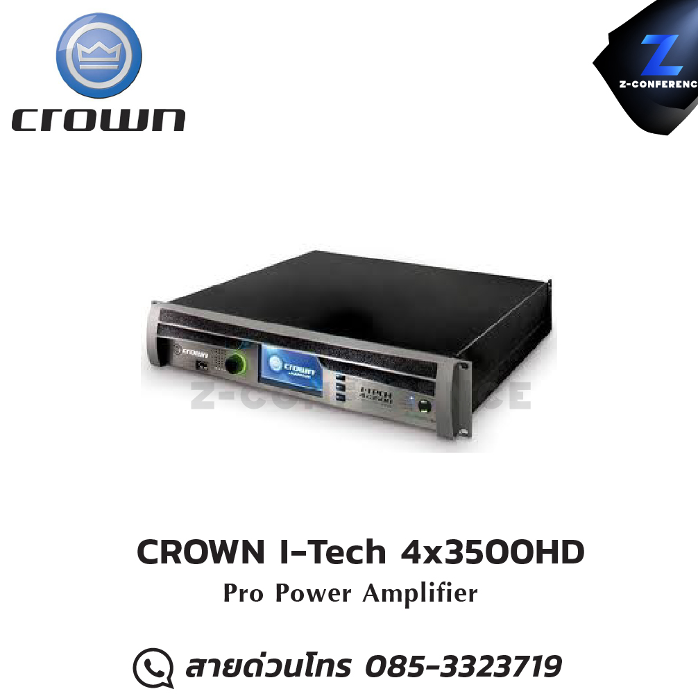 CROWN I-Tech 4x3500HD Power Amplifier , แอมป์ , amplifier, power amp, power amplifier